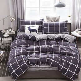 designer bed comforters sets bed linen set cartoon duvet cover bed sheet pillowcase queen summer set pastoral style Best quality