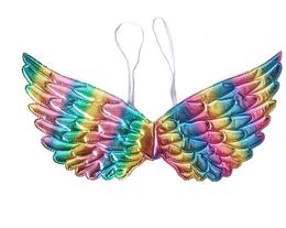 Angel Fairy Rainbow Wings Fancy Dress Wing Halloween Wedding Birthday Party Cosplay Costume Accessories Diy Background Decoration