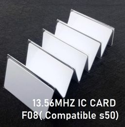 Xiruoer ISO1444A Smart Card S50 compatible FM1108(M1 S50) RFID 13.56Mhz Card Waterproof PVC Proximity NFC Smart Card 13.56mhz ISO14443A for Access control system