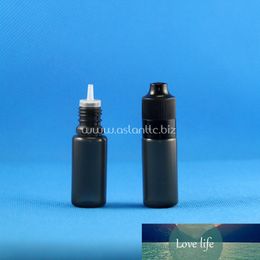 Plastic Dropper Bottles Tamper Evident Child Double Proof Caps Long Thin Needle Tips e Vapor Liquid