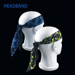 Tie Back Headbands Sports Sweatbands Hair Band Moisture Wicking Workout Bandanas Running Men Women Bands