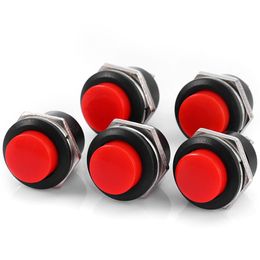 JHWH73 5pcs Momentary On / Off Push Button Horn Switch for Car Auto