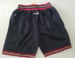 New Team 99-00 Vintage Baseketball Shorts Zipper Pocket Running Clothes Black Colour Just Done Size S-XXL