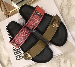 Hot Sale-ry beach slippers summer flat sandals slippers ladies designer slide