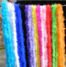 Red White Feather Boa 2 Metres Hen Party 70/'s 80/'s Stag Do Theatre Dance NEW