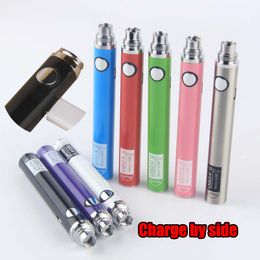 Original Evod Vaporizer 650mAh 900mAh UGO V II with Micro USB Charger Replacement Ego Vape Pen Battery for Dab Cartridge CE3 CE4 Tank