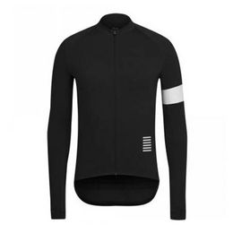 Mens Rapha Pro Team Cycling Long Sleeve Jersey MTB bike Tops Outdoor Sportswear Breathable Quick dry Road Bicycle Shirt Racing clothing Y21041623