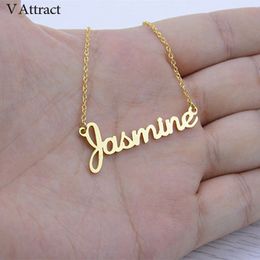 Handmade Any Custom Name Necklace Women Men Jewelry Personalized Handmade Necklaces Choker Gift Friendship