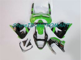 -Set di carent moto per Kawasaki Ninja ZX9R 98 99 ZX-9R ZX 9R 1998 1999 ABS Green Fairing Kit KM21