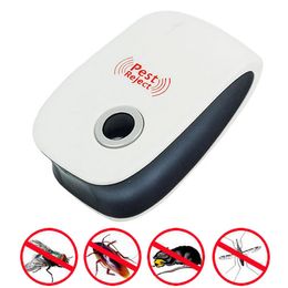 Ultrasonic Electronic Pest Mouse Cockroach Reject EU US Plug Anti-mosquito Insect R epellent Night Lights free DHL 2018 30pcs