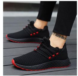 2019 new running shoes for man comfortable breathable size 39-44 lace-up mesh Lightweight sneakers adult high top sports jogging