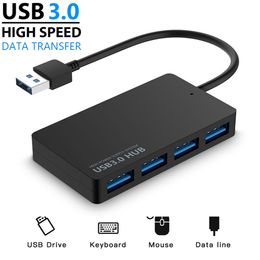 Adapter For Laptop PC High Speed USB 3.0 Hub External 4 Ports Adapter Splitter USB Expander Computer