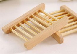 Natural Wood Soap Tray Holder Dish Storage Bath Shower Plate Home Bathroom Wash Box Container for Bath Shower Plate bathroom dc693