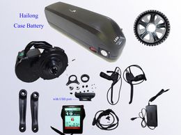 Eu russia no tax! bafang 750w kit bafang bbs02 mid drive electric bike engine kit + 48v15ah li-ion ebike battery for panasonic