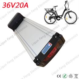 36V 20AH Rear Rack Battery 700W 36V Electric Bike Lithium ion Battery for a Bike with Aluminium Shell Tail Light BMS 42V charger.