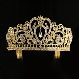 Bling Bing Wedding Tiaras Crowns Crystals Bridal Crown Comb Diamond Jewellery Rhinestone Headband Hair Birthday Anniversary Party Accessories
