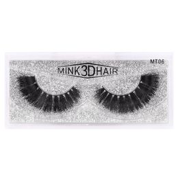 DHL free New Real 3D Mink Eyelashes Mink Lashes False Eyelashes 100% Cruelty free Soft Natural Short Thick Fake Eyelash Eyelashes