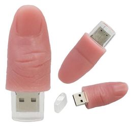 NEW Halloween Funny Finger Shaped Usb 3.0 Flash Drive PVC Soft Rubber Usb Customized 16GB 32GB 64GB Logo Flash Memory Stick Pen Drive High