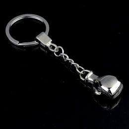 New Boxing Glove Key Chain Cool Personality Car Keychain Pendant Key Holder Best Gift Free Shipping