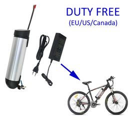 -Bateria de lítio bicicleta elétrica 36 V 17.5Ah bateria ebike garrafa 10S5P bateria de lítio para e-bike 36 Volts 250 W 350 W 500 W 500 W com carregador