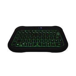 Hot selling T18 2.4G Mini Wireless Keyboard Backlit Air Mouse with Full Touchpad Smart Remote Control for Android/Windows vs H18