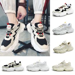 free mens running shoes cool black white fashion creepers dad high quality men women running trainer sports sneakers 3944