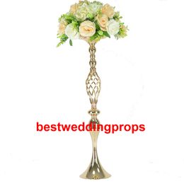 New style Metal Vase For Wedding Home Decoration Table Centrepiece Candle Holder best0629