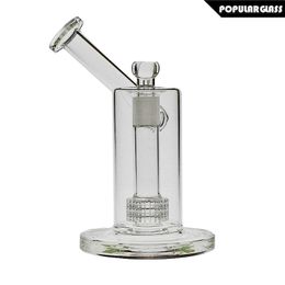 Matrix sidecar bong Hookahs birdcage perc Oil Rig thick smoking water pipe Joint size18.8mm 14.4mm SAML GLASS 22.5cm taller PG5080(FC-187 V2) 20cm tall PG5081(FC-188)