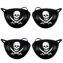 Pirate Eye Patch and pirates hats Skull Crossbone Halloween Party Favor Bag Costume Kids Halloween Toy Craft Gifts