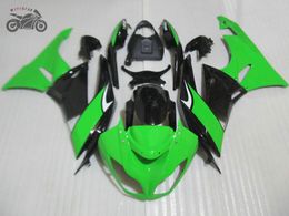 Customise Motorcycle fairings for KAWASAKI NINJA ZX-6R 2009 2010 2011 2012 green black Chinese fairing kits 2009-2012 ZX6R ZX 6R 636 ZX636