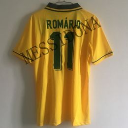 1994 BRaSiLs RETRO soccer jerseys VINTAGE CLASSIC ROMARIO RIVALDO R.CARLOS CAFU DUNGA Quality Football shirt camiseta kits men Maillots de football jersey