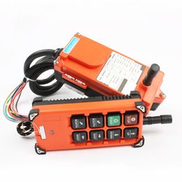 Freeshipping Wireless Industrial remote controller switches Hoist Crane Control Lift Crane 1 transmitter + 1 receiver F21-E1B 6 channels