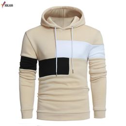 2017 Hot New Fashion Men Hoodies Men Multi-Color Stitching Sweatshirt Male Hoody Hip Hop Autumn Winter Hoodie Mens Pullover