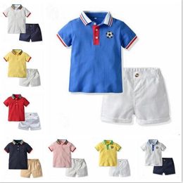 Baby Boys designer Clothing Set Summer boys Clothes Suit Shorts Sleeve Tops Shorts Outfit Children Casual Tracksuit boutiques clothing C610