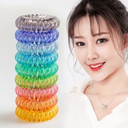 Rubber Hair-rope Elastic Hair Bands Hair Spring ties hair ring wear access Women Pony Tails Holder