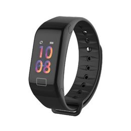 F1 Plus Wristbands Colour Lcd Screen Fitness Tracker Sleep SmartBracelet Heart Rate Monitor Waterproof Smart Watch Activity Trackers