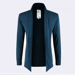 Fashion-2019 fashion Brand Summer Autumn men's solid coat cardigan jacket cape thin casual male coats Sweaters Colour Sweatshirt