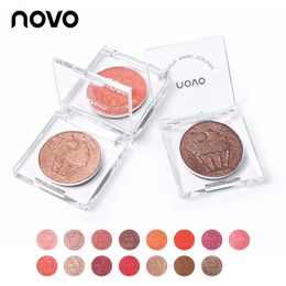 Eye Shadow 15 Color Shimmer Glitter Single Eyeshadow Palette Mouse Cream Smooth Makeup High Pigment Burgundy Sunset Eyes Finish