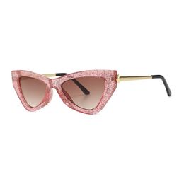 ladies designer summer new cat eye sunglasses women frame sun glasses outdoor travel uv400 sexy ladies shades