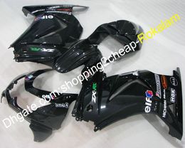 ABS plastic Fairings For Kawasaki EX250 ZX-250 Parts 08 09 10 11 12 ZX 250R 2008-2012 Moto Black Fairing (Injection molding)