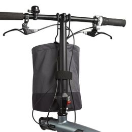 Storable Foldable Folding Bicycle Bike Basket Grey