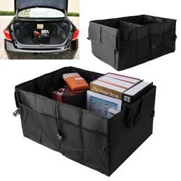 Portable Folding groceries Toy Organiser bag Car Back-Up Storage Box Trunk Bag Container Vehicles Tool Home Office Oxford cloth