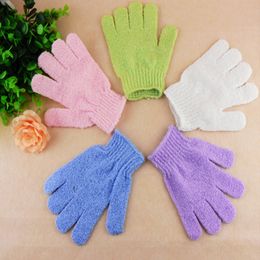 Bath Accessory Glove Shower Scrubber Exfoliating Back Scrub Bathing Exfoliating Body Massage Sponge Wash Skin Spa Bathroom Use