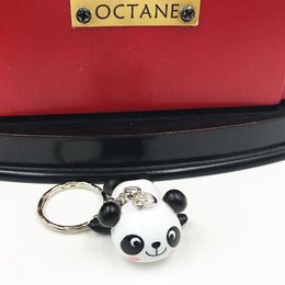Cute Cartoon Lovely Panda Keychain Car Key Chain Keyring Bag Phone Pendant Mix 24pcs Lot Whole High Quality2494