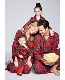 Aile Kıyafetler Baba Anne Çocuk Bebek Giyim Aile Giyim Pijama Eşleştirme 2019 Aile Noel Pijama Yılbaşı Kostüm Kırmızı Ekose