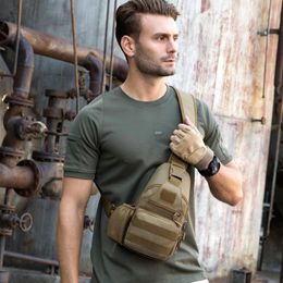 Designer-New Fashion Chest Bag Male Anti-theft Shoulder Bag Outdoor Sports USB Charging Men Crossbody Package Leisure Daily Shopping
