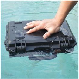 Tool Case Hardware Electronic Box Safety Box Photographic Instrument Tool Pre-Cut Foam Plastic Impact Resistant 295x205x91mm