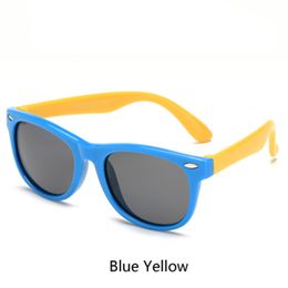 Wholesale-Kids Sunglasses Polarised Child Baby Ralferty TR90 Flexible Safety Coating Sun Glasses UV400 Eyewear Shades Infant oculos de sol