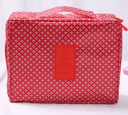Hot Multifunctional nylon portable cosmetic bag large capacity toiletries storage bag travel storage bag 20 pcs