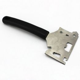 Multifunction Stainless Steel Snow Shovel Ice Scraper with Anti-freeze Handle for Garden Outdoor Car